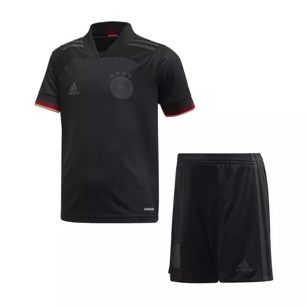 Camiseta Alemania Replica Segunda Ropa Niño 2021 Negro